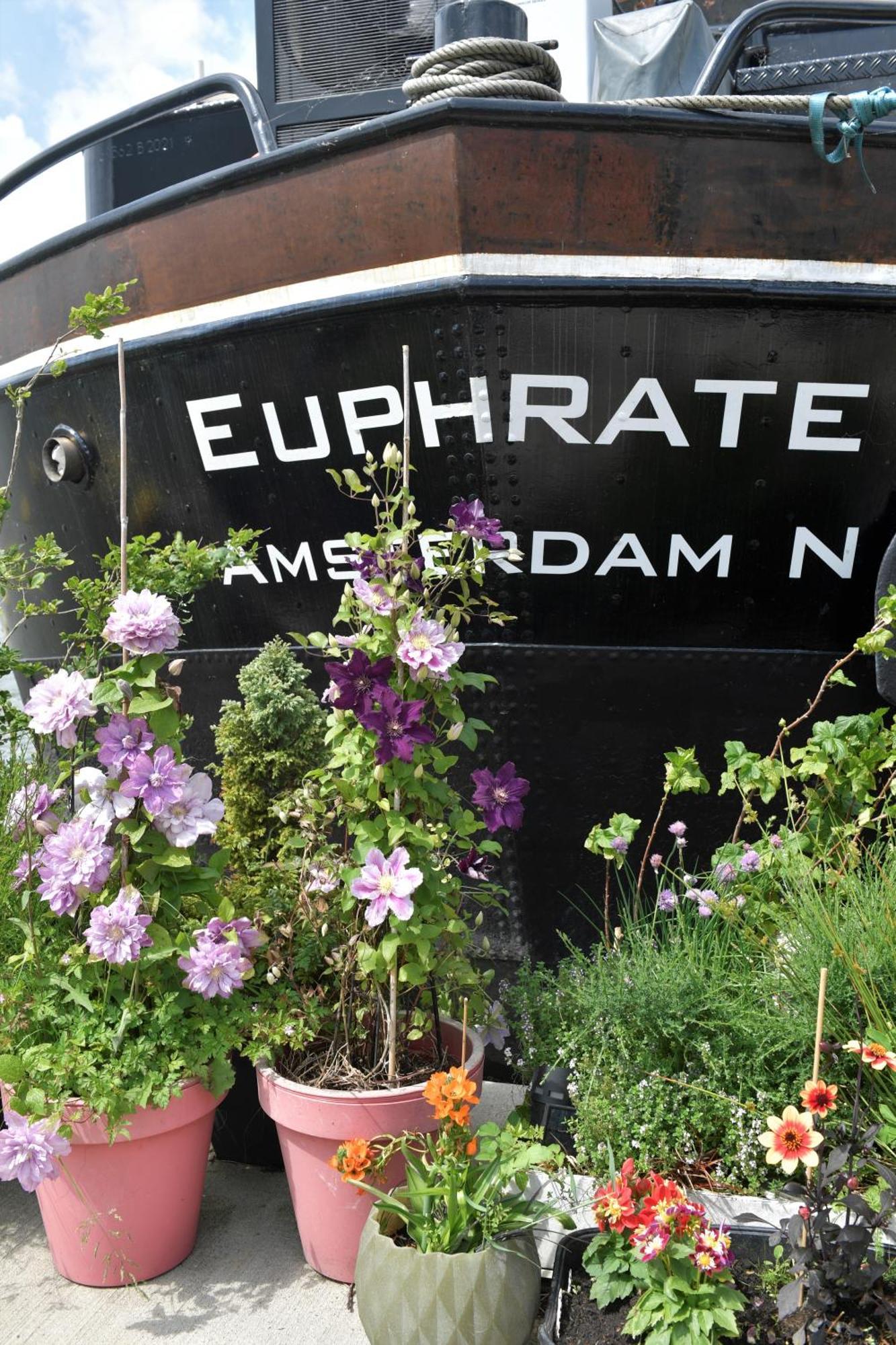 Wheelhouse Euphrate Houseboat Bed & Breakfast Diemen Ngoại thất bức ảnh